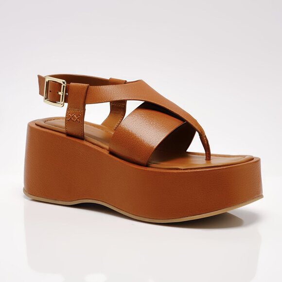 Free People Brown Platform Sandals - Picture 6 of 13